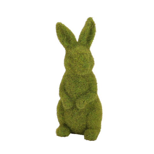 easter decor Green Moss Bunny Easter Tablescape Decor