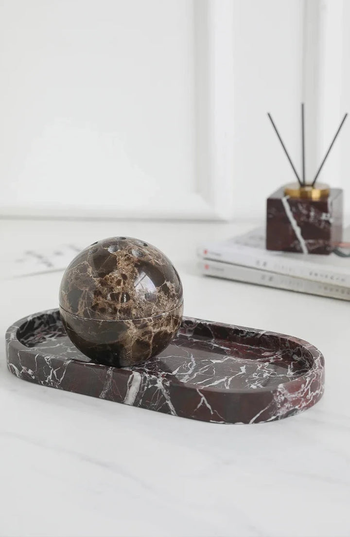 Luxury Brown Marble Diffuser Ball