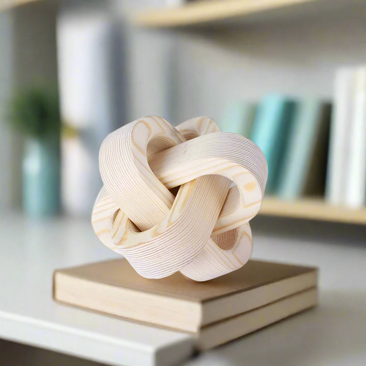 Modern Decorative Wooden Knot Ornament