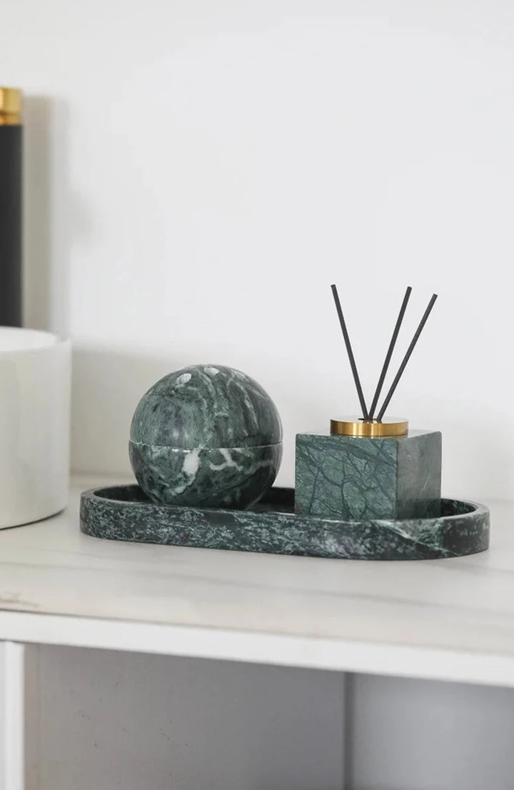 Luxury Green Marble Home Fragrance Set