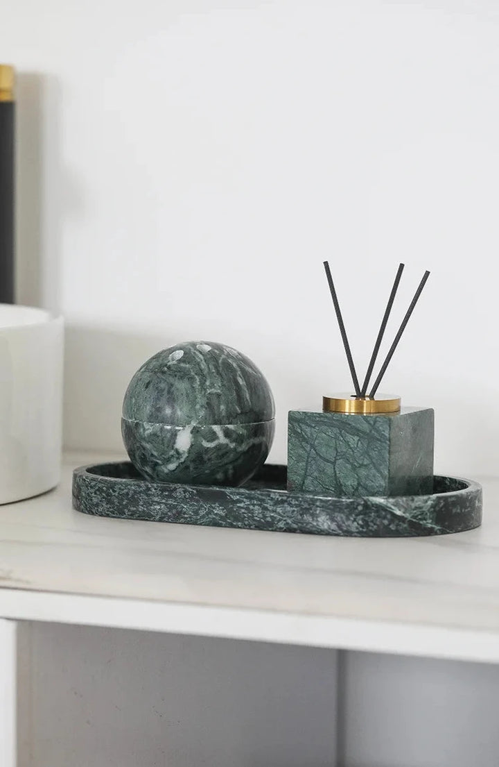 Luxury Home Fragrance Solid Marble Diffuser Ball