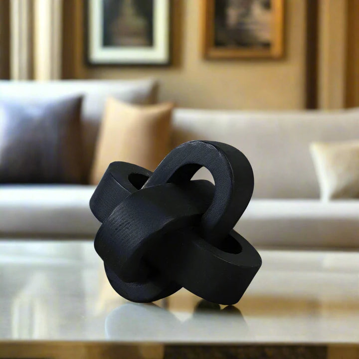 Modern Decorative Wooden Knot Ornament