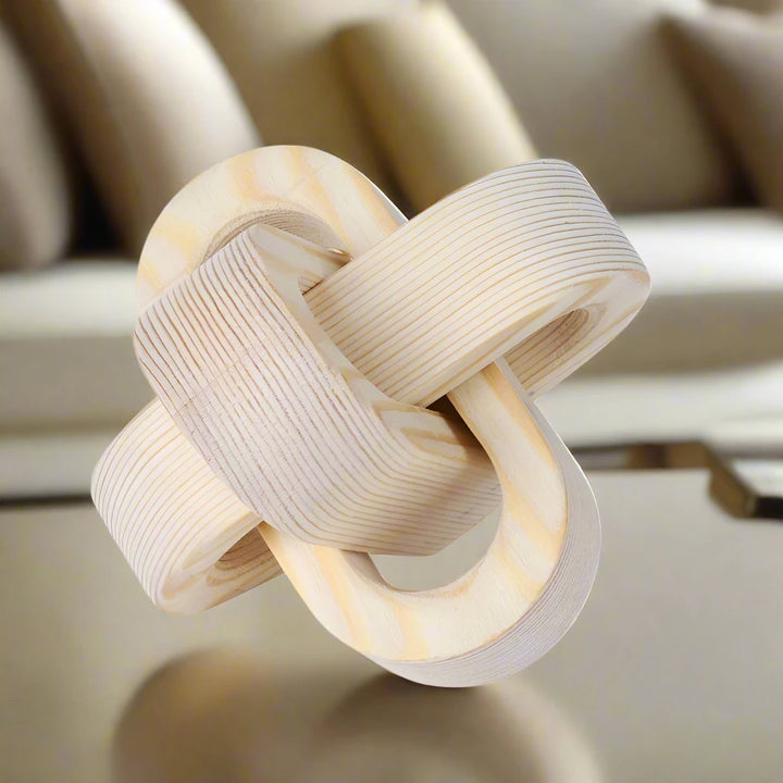 Modern Decorative Wooden Knot Ornament