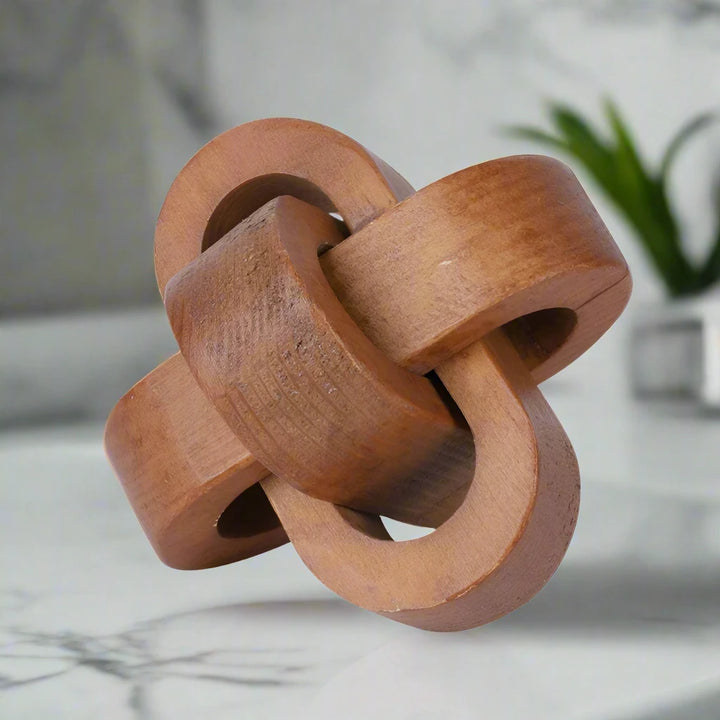 Modern Decorative Wooden Knot Ornament