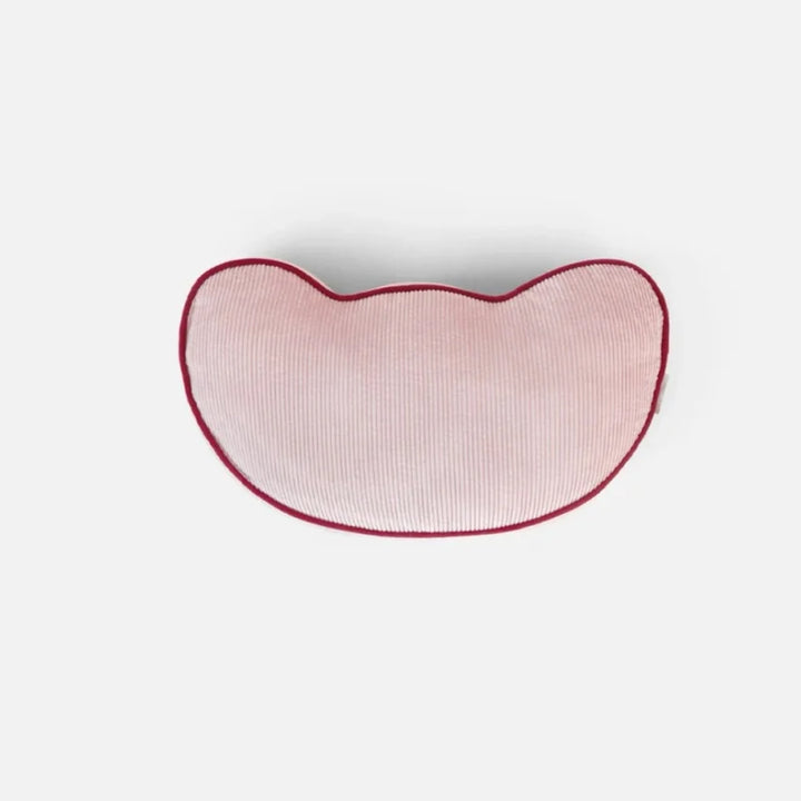 Red 'Rich' Embroidered Slogan Cushion