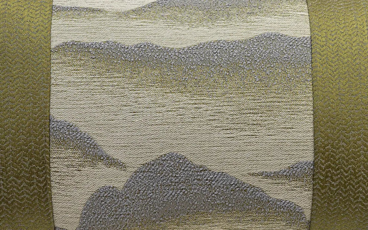 Serenity Olive Green Textured Satin Cushion Cover