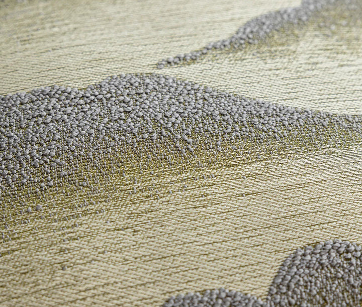 Olive Green Abstract Border Bolster Cushion Cover
