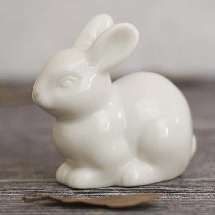 Set of 3 Ceramic Easter Bunny Ornaments