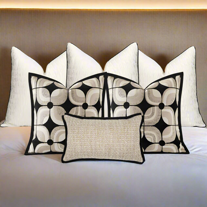 Luxury Abstract Print Cushion Set