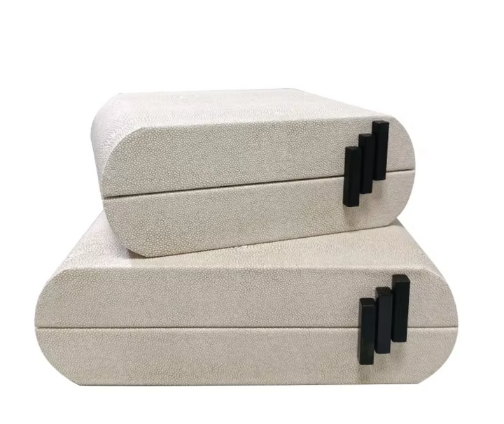 shagreen decorative boxes